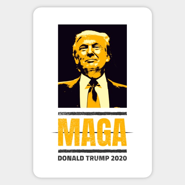 Donald Trump 2020 MAGA Sticker by DUCO